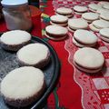 El cooksnap de Wladimir Rivera Millan cuando hizo Alfajor de maicena con manjar.