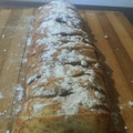 El cooksnap de agusperei cuando hizo Strudel de manzanas.