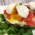Cooksnap de Aux douceurs de Gaelle sur la recette Oeufs pochés sur toasts à l'avocat