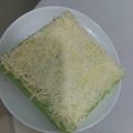 Cooksnap dari Rista Febriyanti untuk resep Brownies Pandan Kukus Ny. Liem