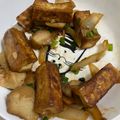 湯小舒 的 洋蔥鮑菇燒豆腐 cooksnap