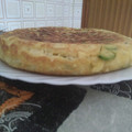 El cooksnap de Marta cuando hizo Tortilla de patata, cebolla y calabacín.