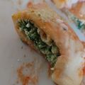 El cooksnap de Rosario cuando hizo Canelones de espinaca, ricota y queso.