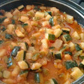 El cooksnap de Sonia A cuando hizo Pisto pimiento y calabacín con huevo y patatas fritas.