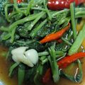 รูป Cooksnap ของ นุชนิช เมื่อเขาทำ ผักโขมผัดน้ำมันหอย