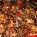 Cooksnap Anur Musa semasa beliau membuat Ayam Black Pepper.