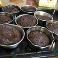 廖禹麒 的 巧克力熔岩蛋糕（氣炸鍋） cooksnap