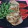 La cooksnap de Rafael F cuando cocinó Ternera con pimiento caramelizado y rúcula