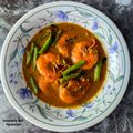 Cooksnap ha.lim39 semasa beliau membuat Gulai Udang Tumis Darat Bersama Kacang Buncis.