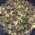 El cooksnap de Alexis ureña cuando hizo Picadillo de chayote y carne molida.