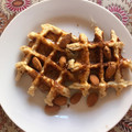 El cooksnap de Flor cuando hizo Waffle fit de avena y limón, receta de mi amiga Vero.