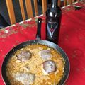 El cooksnap de José Manuel Múnera Romero cuando hizo Solomillo de cerdo en salsa de cognac con petit bleu.