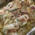 El cooksnap de Luisa cuando hizo Bacalao en cama de patatas y verduras.