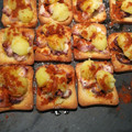 El cooksnap de Mari cuando hizo Tapa de pulpo 🐙 con bolitas de patata 🥔 a la gallega en cucharitas.