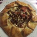 El cooksnap de Laura Guzmán Hidalgo cuando hizo Galette de tomate y queso.