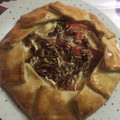 El cooksnap de Laura Guzmán Hidalgo cuando hizo Galette de tomate y queso.