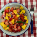 El cooksnap de campodeheno cuando hizo Ceviche primaveral de mango y fresas.