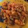El cooksnap de Marta cuando hizo Espaguetis con pollo y pimientos.