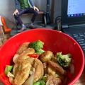 Cooksnap dari Unii Mirano untuk resep Tumis brokoli udang tofu telur puyuh