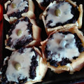 El cooksnap de federicom231 cuando hizo Flores de patata y morcilla sin gluten.