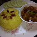 sandhya Dutta 's cooksnap of when they made বাসন্তী পোলাও (Basanti Polao recipe in bengali).