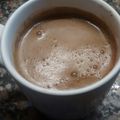 El cooksnap de Jaz cuando hizo Milkshake de chocolate y banana😍🍌.