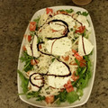 El cooksnap de Ana Laguna cuando hizo Ensalada de rúcula y queso parmesano.