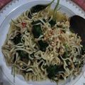 Cooksnap dari Nina Awesome! untuk resep Mie Kangkung Masak Balacan