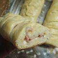 El cooksnap de Florencia Gonzalez cuando hizo Pan relleno de jamón y queso.
