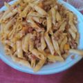 El cooksnap de Cayetana cuando hizo Macarrones a la boloñesa con bechamel.