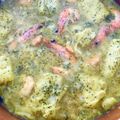 El cooksnap de Irene-Guirao cuando hizo Bacalao en salsa verde de langostinos.