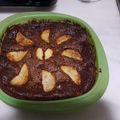 El cooksnap de bciercoles cuando hizo Tarta jugosa de cacao puro con plátanos, manzana y nueces.