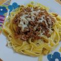 El cooksnap de Judith Minguillon Martin cuando hizo Espaguetis a la boloñesa. (Thermomix).