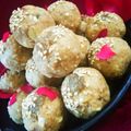Sudha Agrawal का कुकस्नैप जब उन्होंने ड्राई फ्रूट पिन्नी (Dry fruit pinni recipe in Hindi) बनाया था।