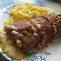 El cooksnap de Maria Ortiz cuando hizo Rulo de carne relleno de queso.
