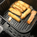 El cooksnap de Dos Rombos en la Cocina cuando hizo Rollitos de jamón York y queso en freidora sin aceite.