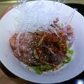 รูป Cooksnap ของ piya peipei เมื่อเขาทำ ลาบหมูวุ้นเส้นทอด