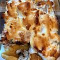 El cooksnap de Paloma Díaz cuando hizo Merluza gratinada en cama de patata.