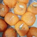 Swati Jain का कुकस्नैप जब उन्होंने मोतीचूर के लड्डू (motichoor ke ladoo recipe in Hindi) बनाया था।