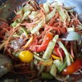 รูป Cooksnap ของ arisara pinyat เมื่อเขาทำ ส้มตำปูปลาร้า #เย็นนี้ผอมแน่