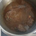 El cooksnap de jose Joaquín cuando hizo Carrilleras de ternera en salsa con olla express.