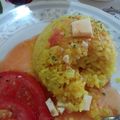 El cooksnap de Chris E. Vasquez P. cuando hizo Arroz pilaf o frito.