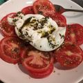 El cooksnap de Marta Jiménez-Bravo cuando hizo Ensalada de burrata.