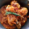 El cooksnap de nachoro cuando hizo Pollo con salsa de tomate, pimiento y cebolla (cocina vasca).