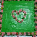 Cooksnap dari Alfrin Wangke Piri untuk resep Birthday cake tema taman