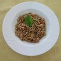 El cooksnap de Minor Calderón Jiménez cuando hizo Arroz chino tipo cantones.