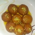Muskaan Kashif's cooksnap of when they made Gulab jamun.