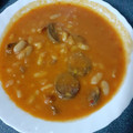 El cooksnap de Raquel cuando hizo Habichuelas blancas con jamón y chorizo.