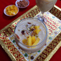Mukti Bhargava का कुकस्नैप जब उन्होंने मैंगो वर्मीसेली (Mango Vermicelli Pudding Recipe in Hindi) बनाया था।