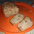 El cooksnap de Loli Guida cuando hizo Pan / Budín de nueces y pasas de uva.